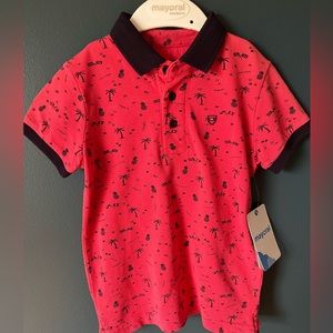 Toddler boy short sleeve polo size 2